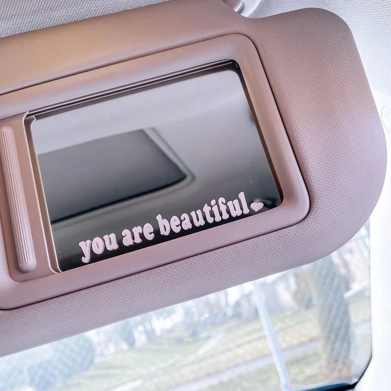 Interior Design Quotes - Der Text Autoaufkleber „Du bist schön“,
