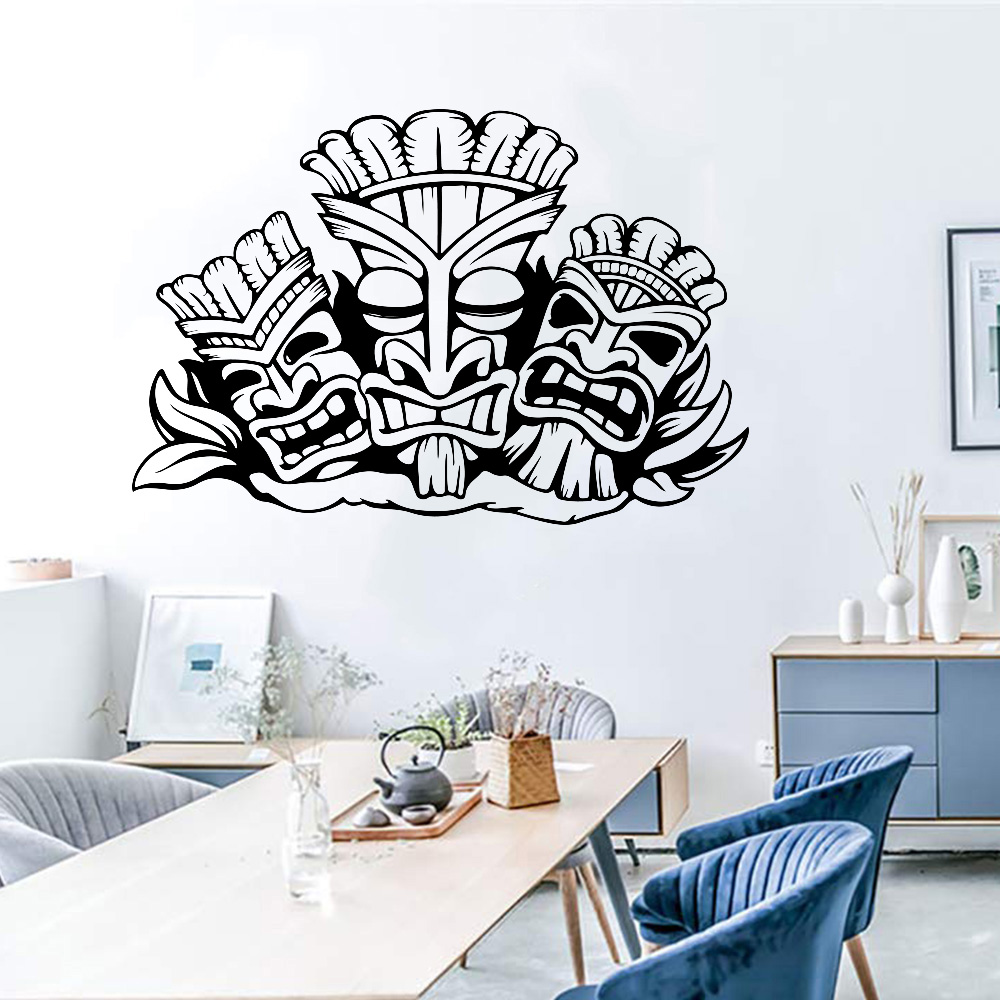Interior Design Quotes - Hawaiian Totem Wand Aufkleber Aloha Hawaii