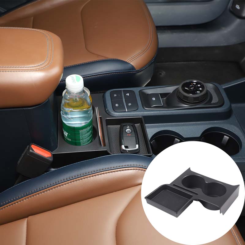 Interior Design Styles - Auto-Mittelkonsolen-Aufbewahrungsbox Getränkehalter Organizer-Ablage für Ford Maverick