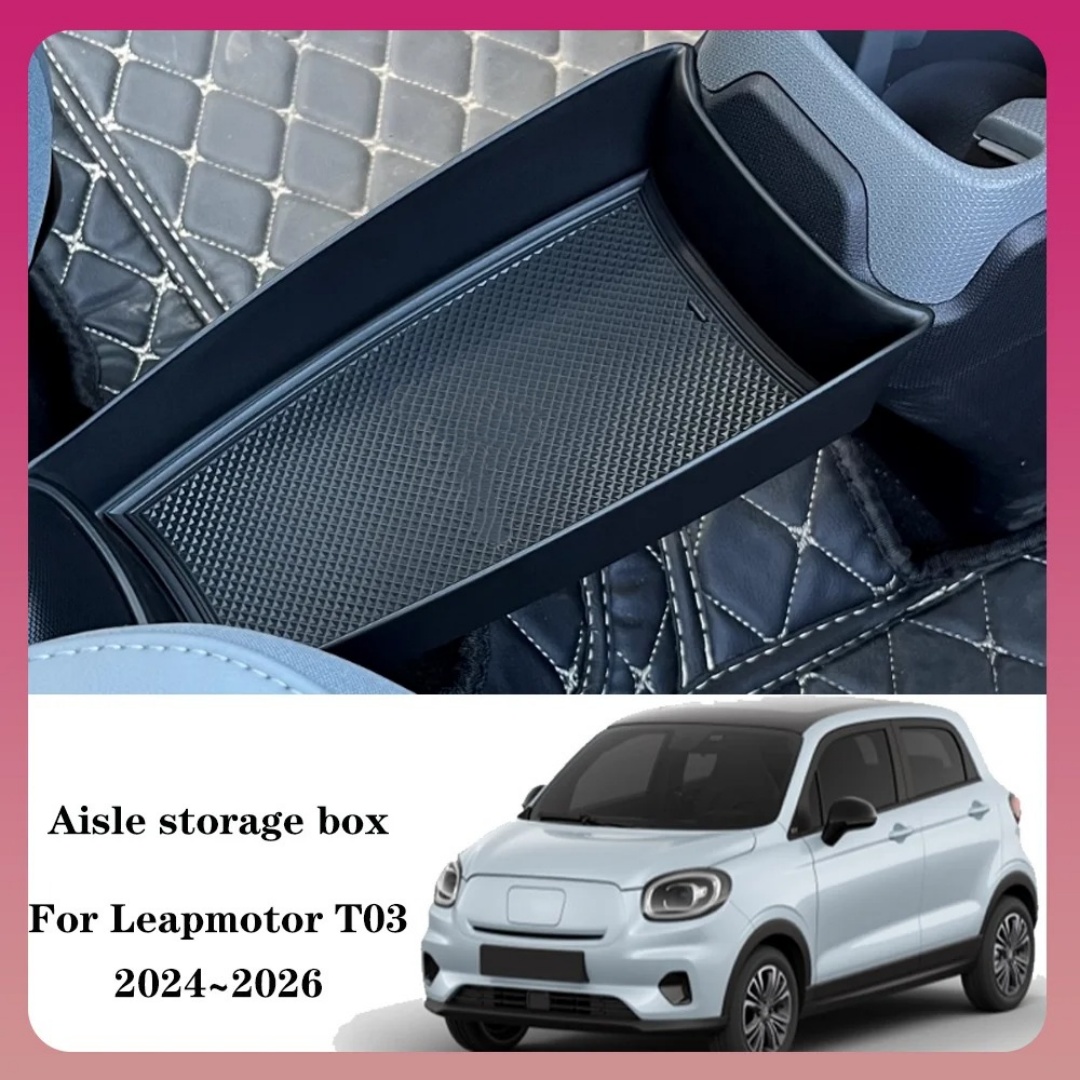 Interior Design Styles - Für Leapmotor T03 2024 2025: Mittelkonsolen-Aufbewahrungsbox,
