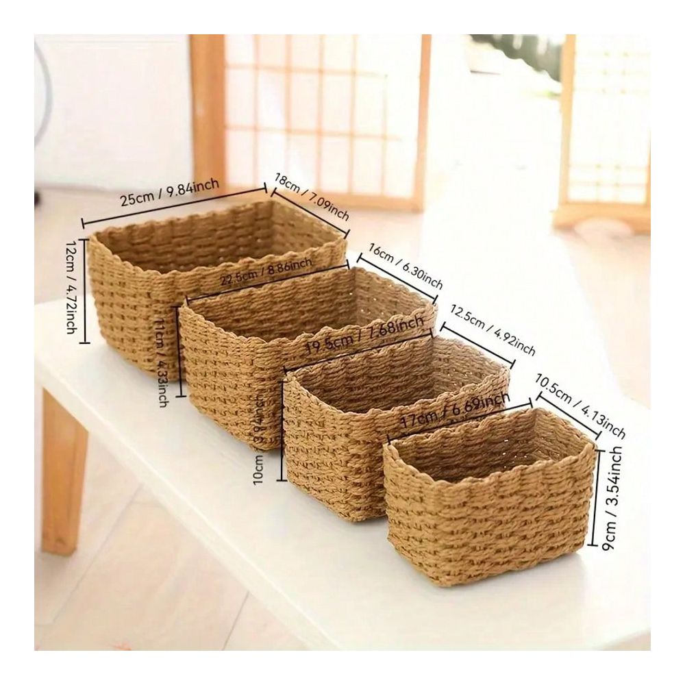 4-teiliges Set aus gewebten Au – Woven Basket Set Bewertung und Preis