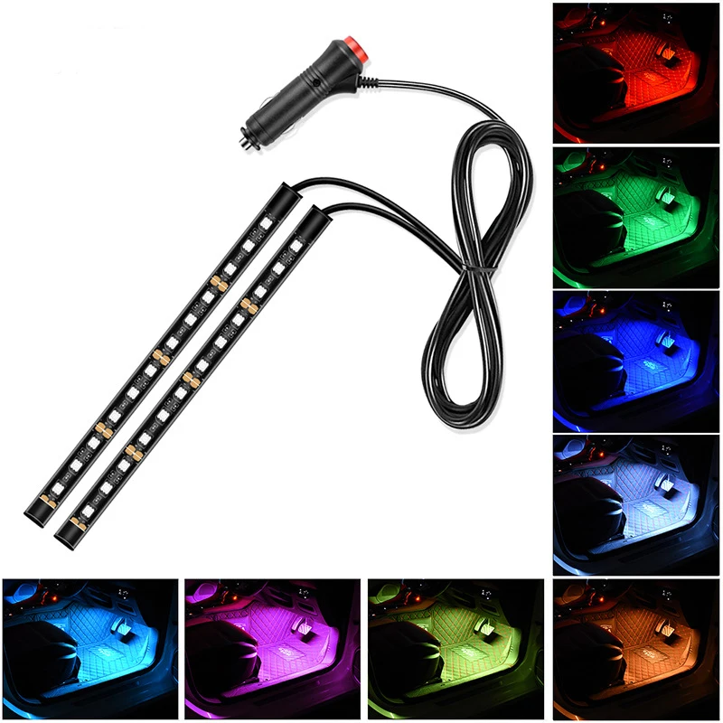 12LED Streifen Lampe USB Auto  – Interior Design Intern Bewertung und Preis
