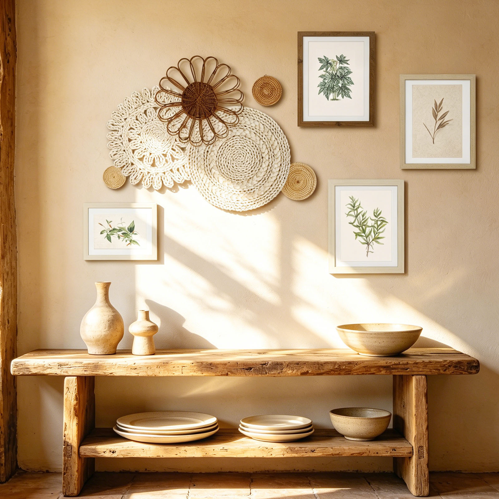 Boho Wandkorb Seegras Rattan m – Woven Basket Set Bewertung und Preis