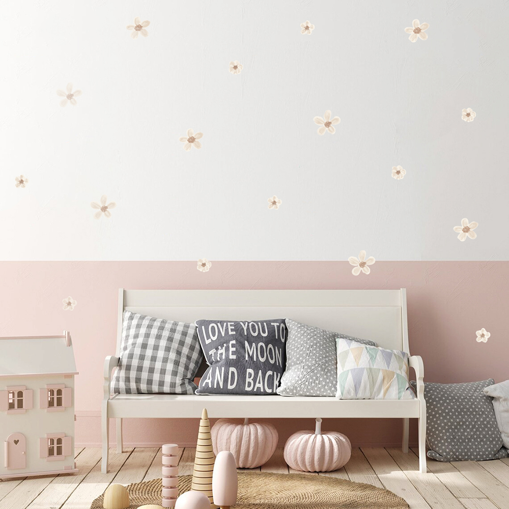 Boho einfarbige Blumen Kinderz – Interior Design Quotes Bewertung und Preis