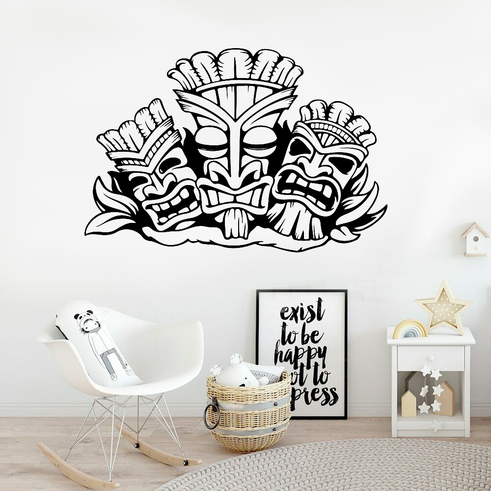 Hawaiian Totem Wand Aufkleber  – Interior Design Quotes Bewertung und Preis