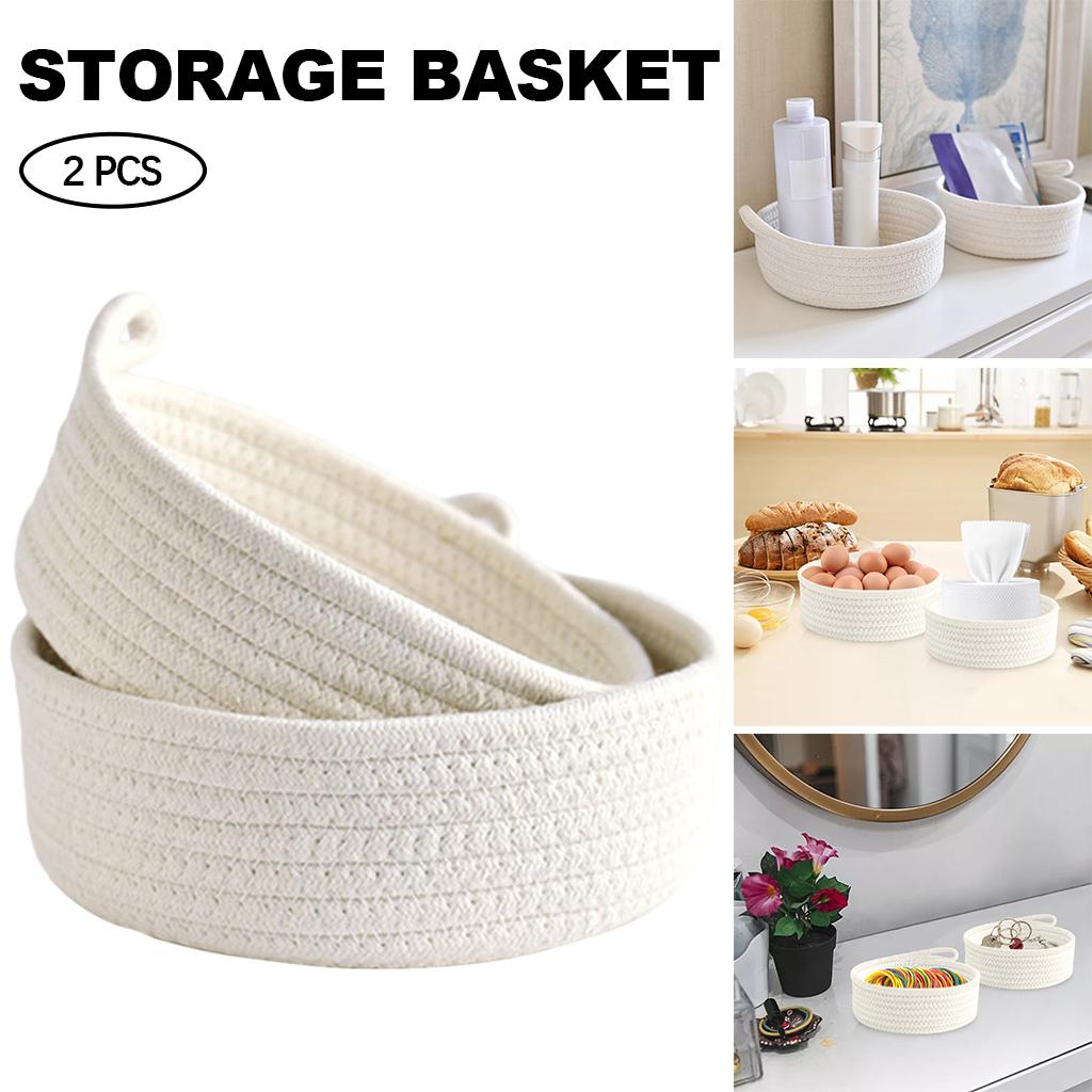 Kleines Set aus gewebten Baumw – Woven Basket Set Bewertung und Preis