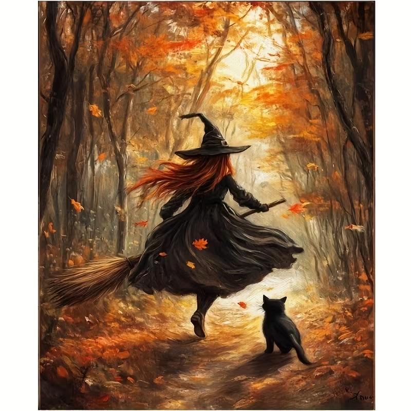 Retro Halloween Herbsthexe auf – Interior Design Living Room Bewertung und Preis