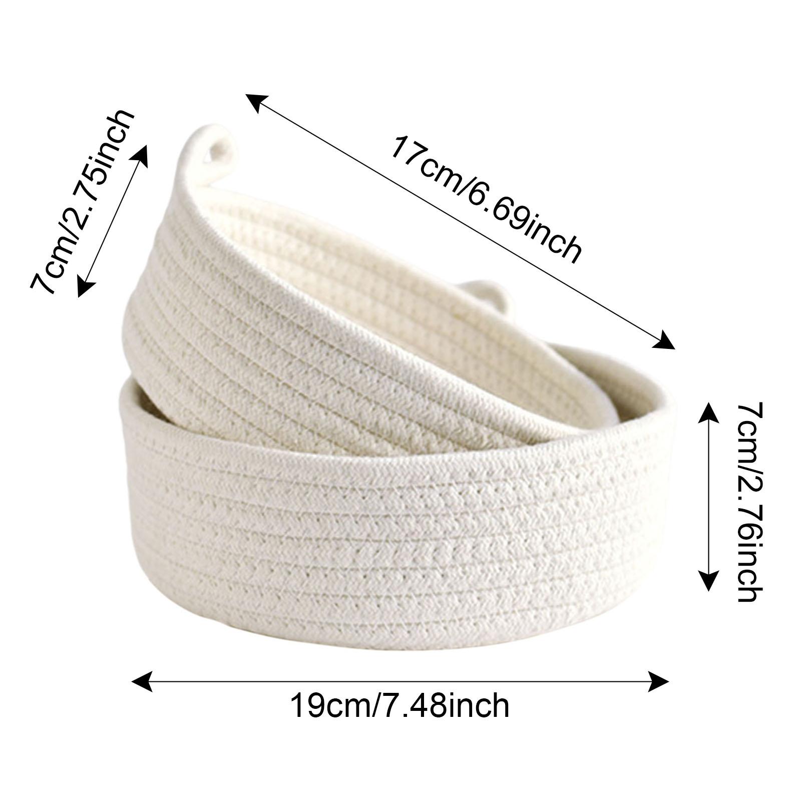 Runde Kleine Geflochtene Körbe – Woven Basket Set Bewertung und Preis