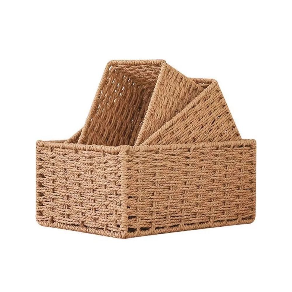 Neuer gewebter Aufbewahrungsko – Woven Basket Set Bewertung und Preis