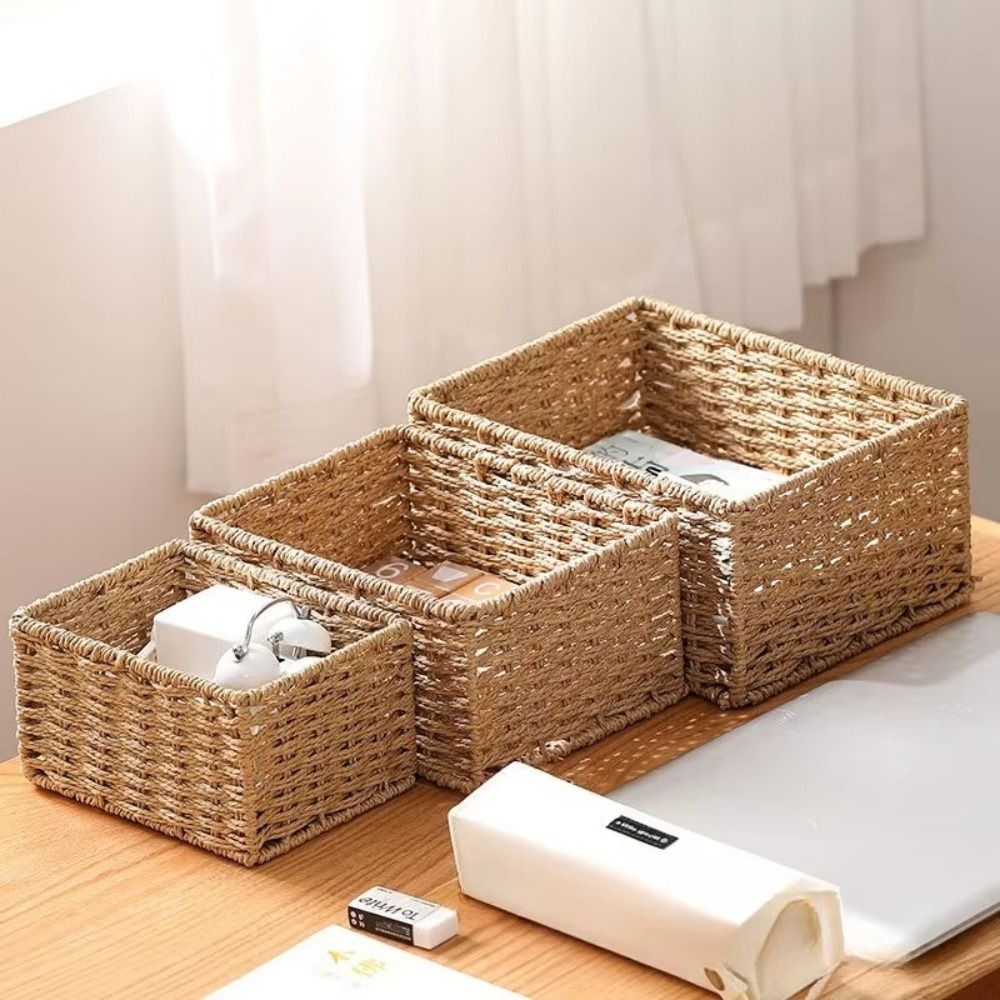 Neuer gewebter Aufbewahrungsko – Woven Basket Set Bewertung und Preis